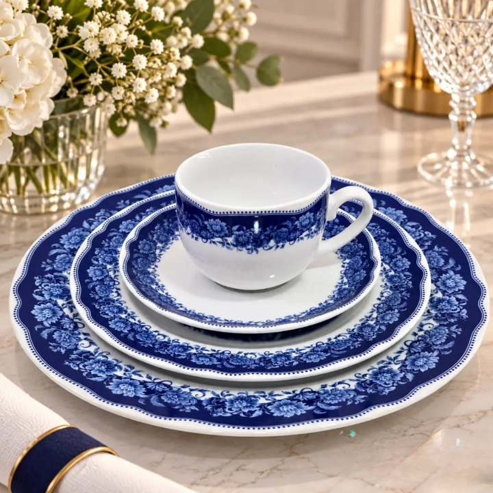 Coffee saucer and plate